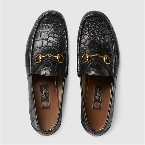 gucci horsebit 1953 loafers|Gucci crocodile loafer.